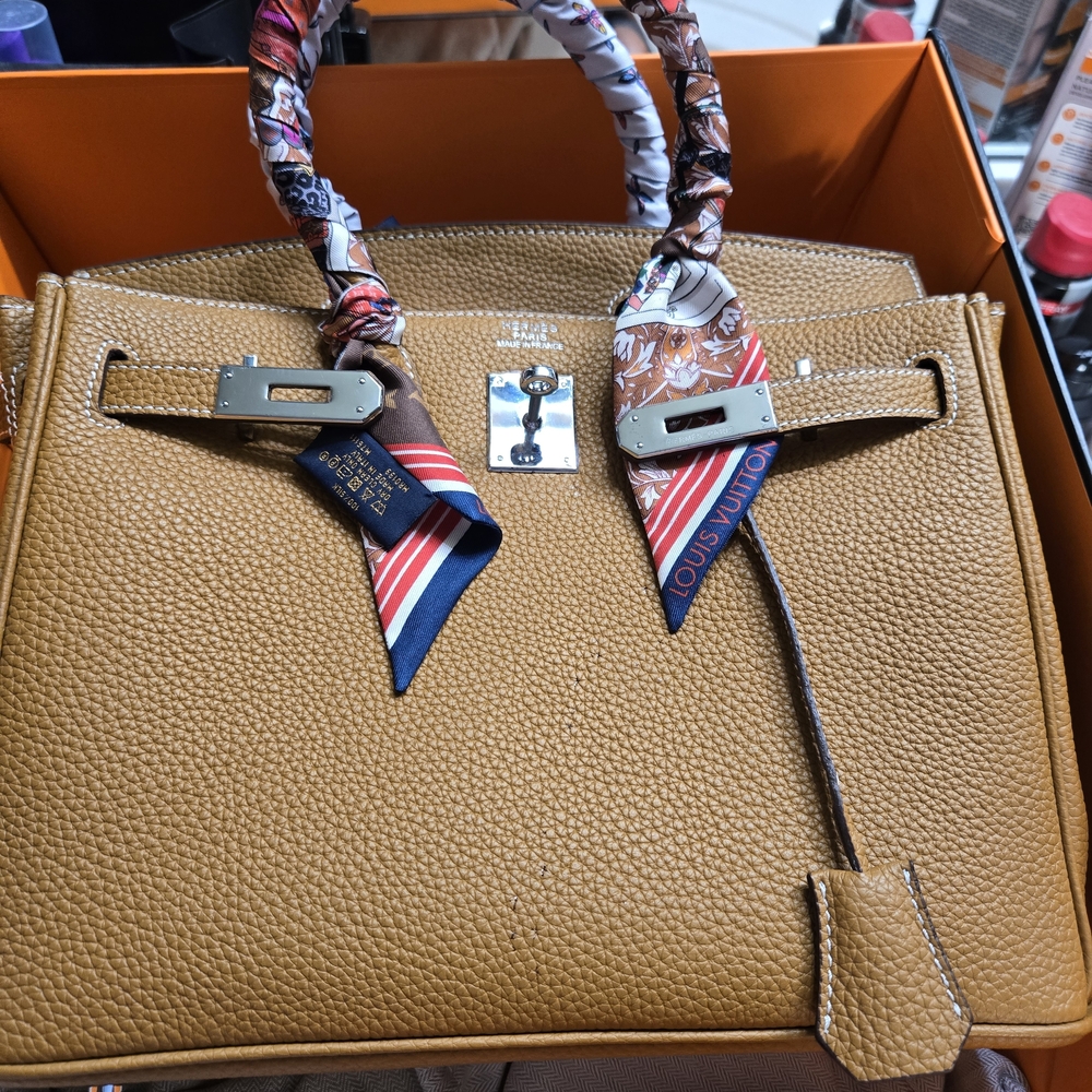 Hermes Birkin 30 Togo Leather with Palladium Hardware